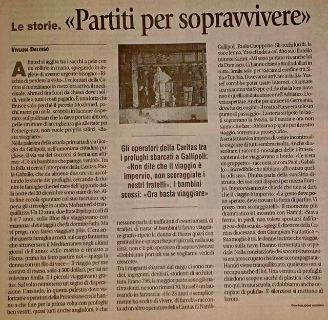 Articolo Avvenire