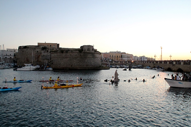 Madonna Canneto Gallipoli processione mare