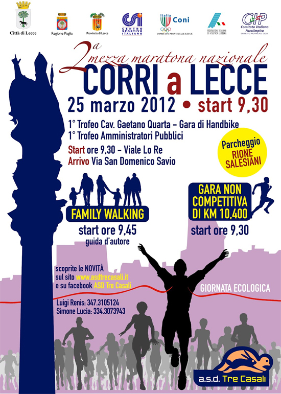 Corri Lecce 2012 locandina