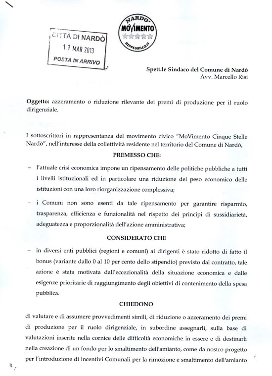 Istanza premi_dirigenti