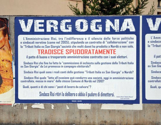 Manifesto Vergogna