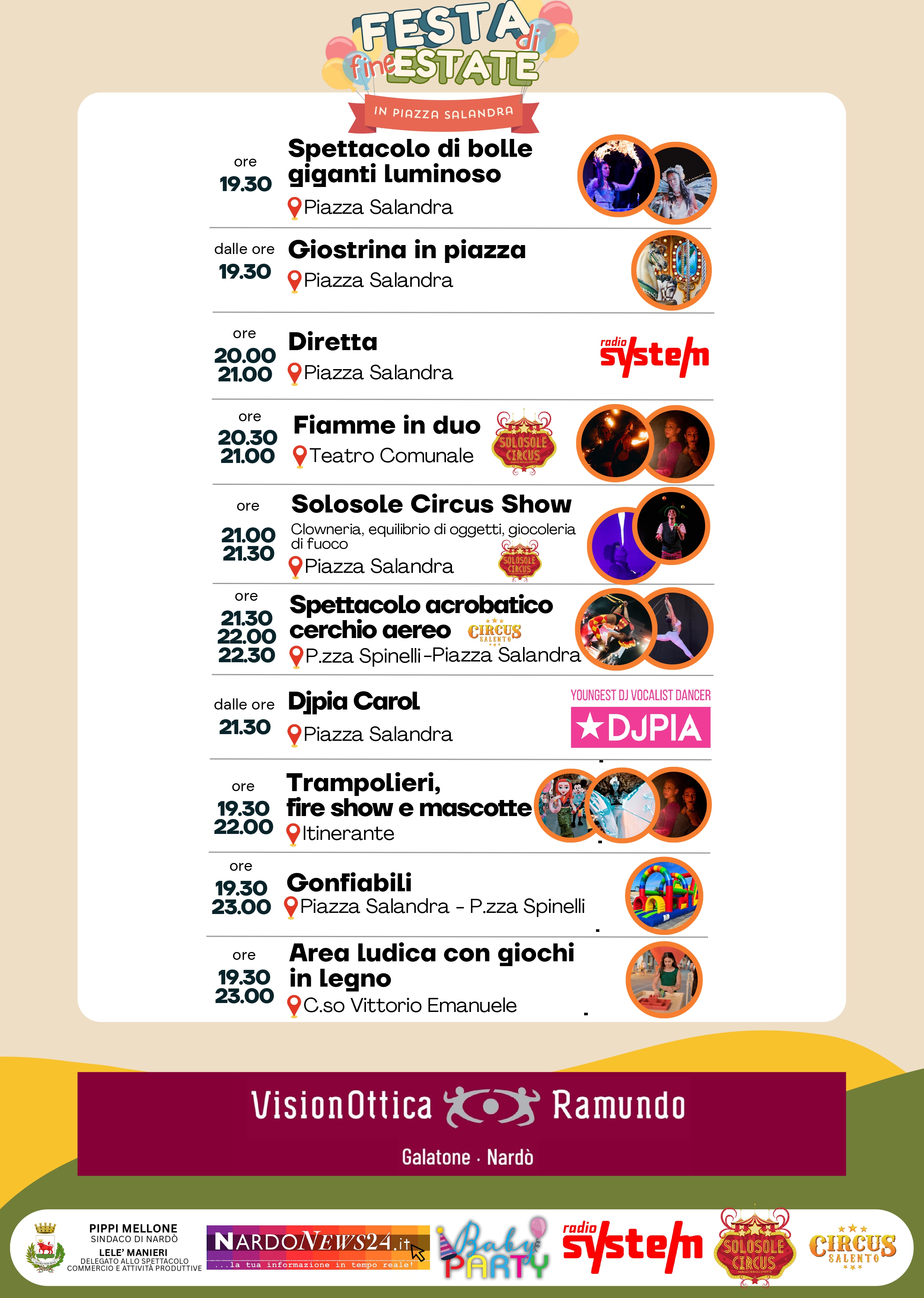 festa bambini nardò