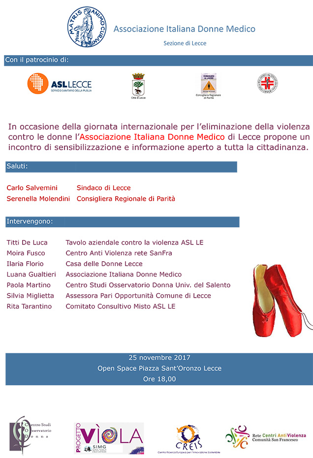 locandina 25 novembre 17