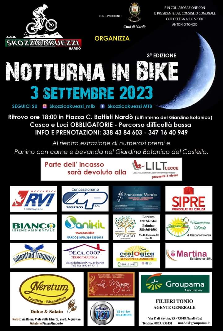 locandina NOTTURNA IN BIKE