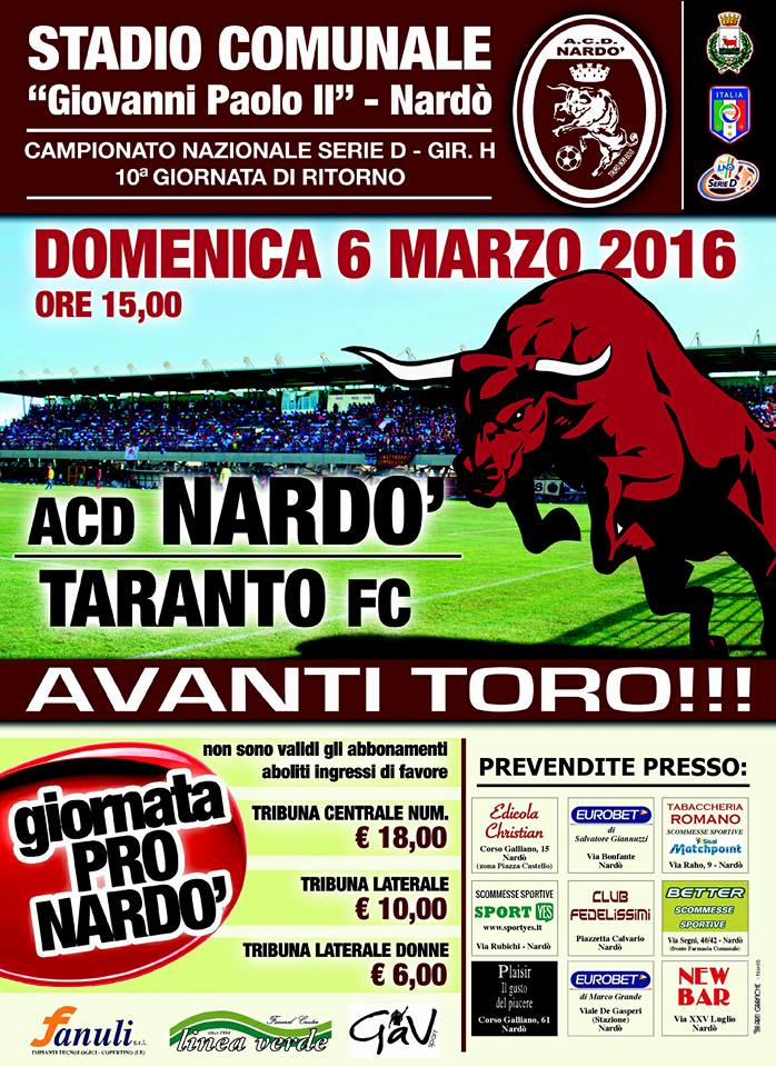 locandina nardò taranto