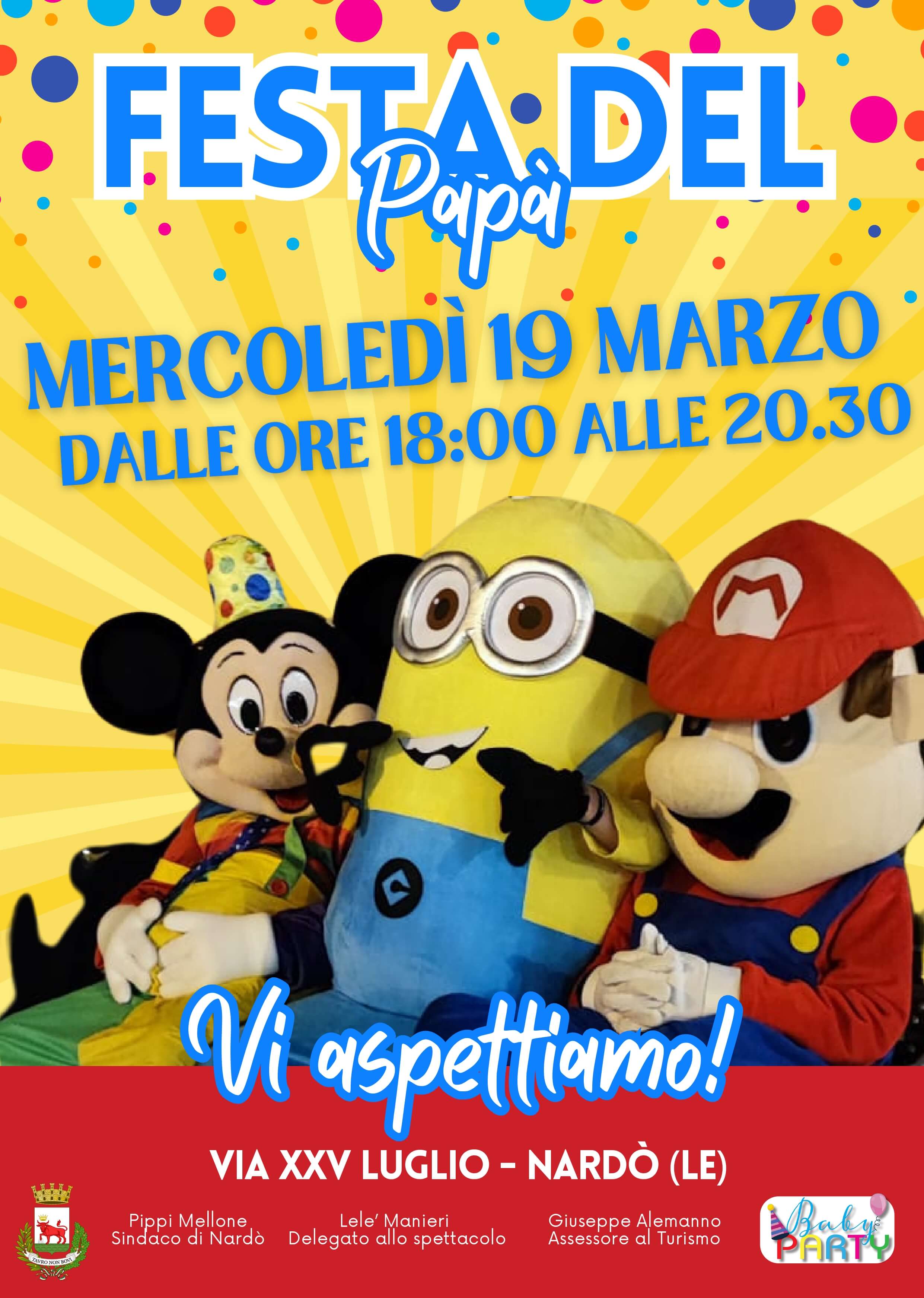 mascotte festa papà