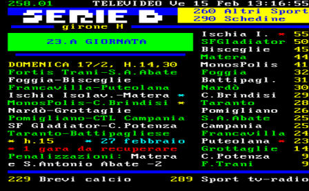 23.a giornata