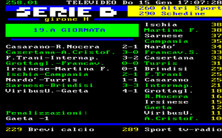 nardo turris classif ritoerno