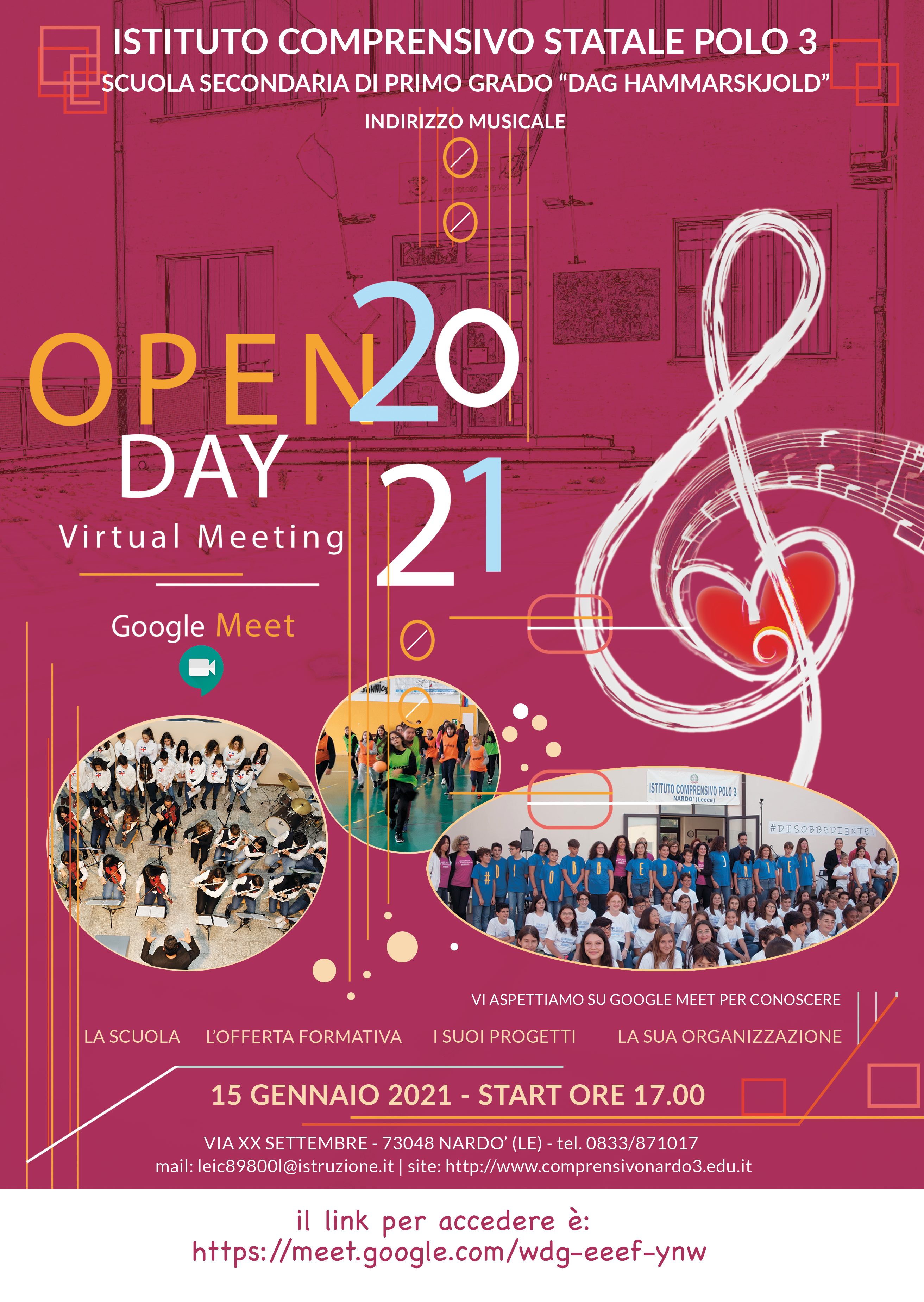 open day 2020 con link