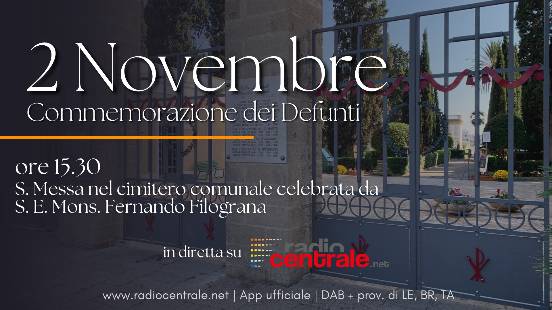 santa messa defunti diretta