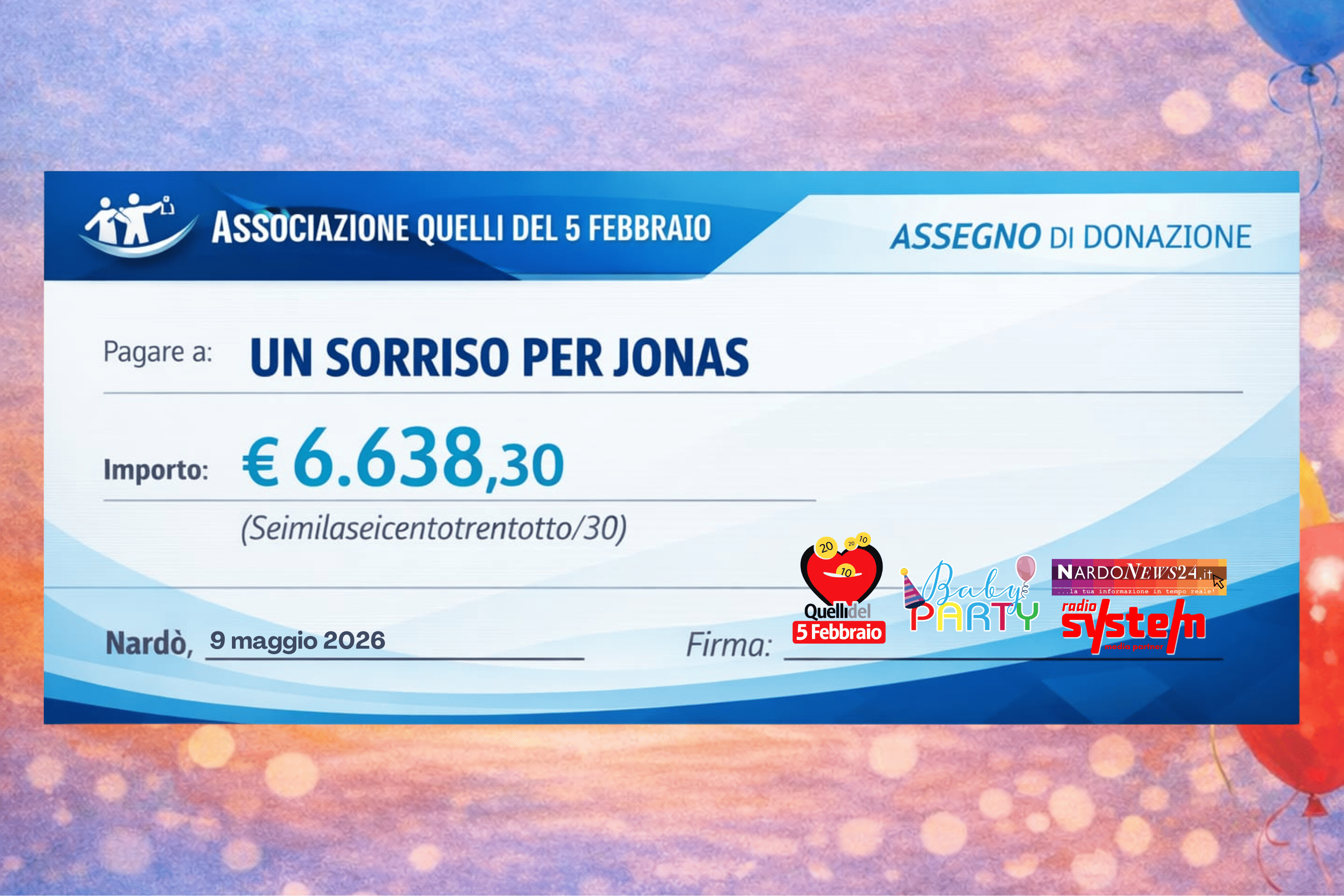 sorriso per jonas ricavato