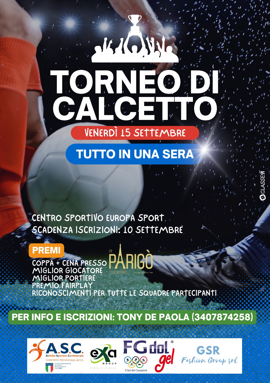 torneo di calcetto 